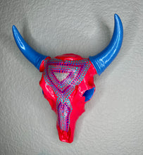 Load image into Gallery viewer, Future Paradise - Painted Resin Skull