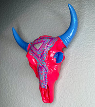 Load image into Gallery viewer, Future Paradise - Painted Resin Skull