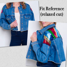 Load image into Gallery viewer, Love Who You Want Custom Sequin Jacket