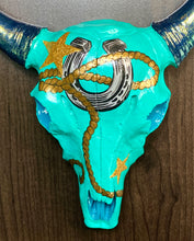 Load image into Gallery viewer, Not My First Rodeo - Painted Resin Skull