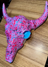 Load image into Gallery viewer, Sweet Tarts - Painted Resin Skull