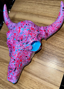 Sweet Tarts - Painted Resin Skull