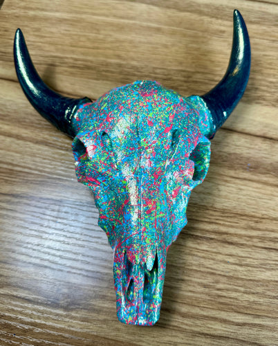 Pop Rocks - Painted Resin Skull