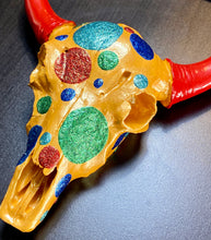 Load image into Gallery viewer, Circus Circus - Painted Resin Skull