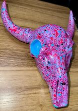 Load image into Gallery viewer, Sweet Tarts - Painted Resin Skull