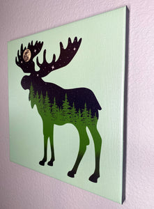 Mystic Moose - Canvas Print