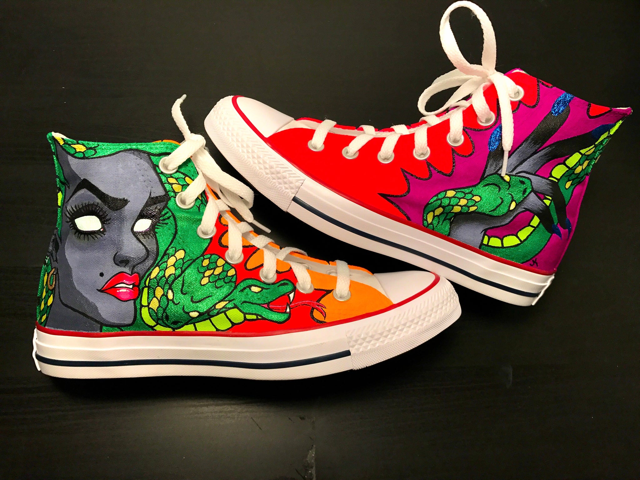 Hand painted clearance shoes for sale