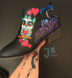 Custom Women's Handpainted Shoes - $175 and Up