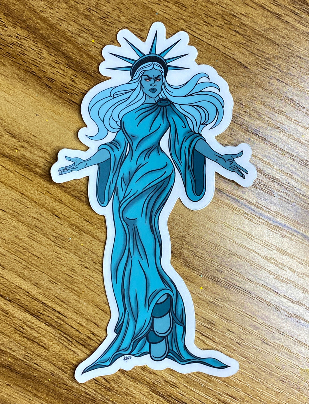 Lady Liberty Stickers