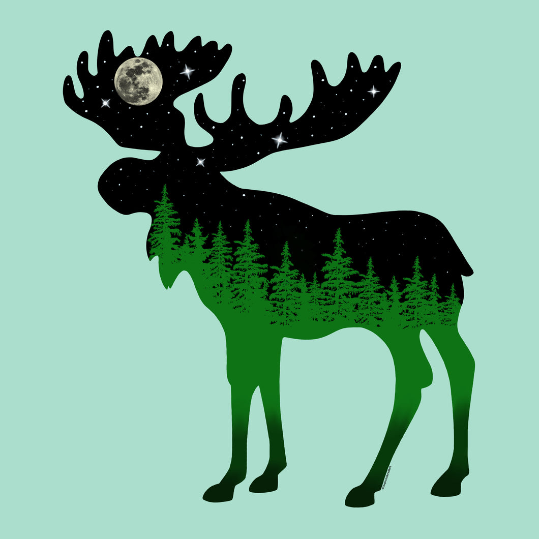 Mystic Moose - Fine Art Print