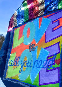 Love is Love Custom Sequin Jacket