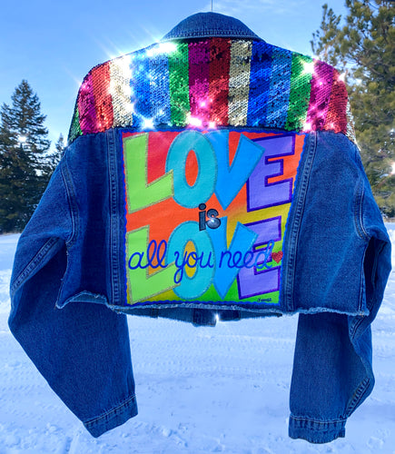 Love is Love Custom Sequin Jacket